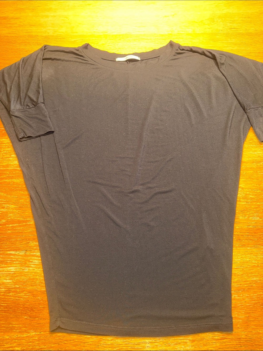 41 Hawthorn Black Short Sleeve Crew Neck Top
